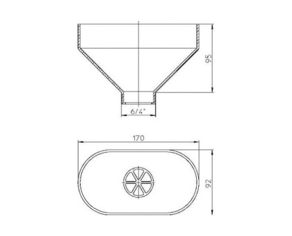 Капельная воронка Hutterer & Lechner, DN 6/4"