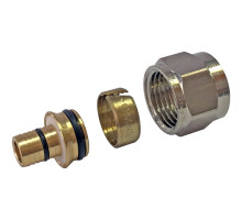 Фитинг Stout компрессионный для труб PEX-AL-PEX 16х2,6х1/2"